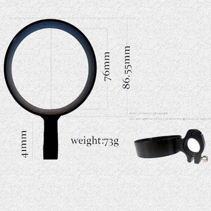 Cycling Bicycle Coffee Cup Holder Milk Tea Cup Holder Aluminum Alloy Bottle Holder(Blue) by bashfashion