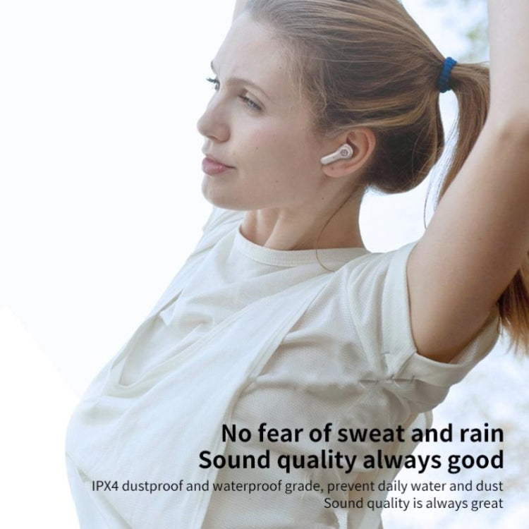 ANC PRO Touch 5.0TWS Master-slave Switch Wireless Bluetooth Headset Intelligent Noise Cancelling(White) by bashfashion