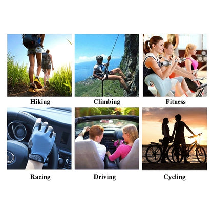 Cycling Shock Absorbing Anti-Slip Gloves Fitness Weight Lifting Training Half-finger Gloves, Size:L(Grey) by bashfashion