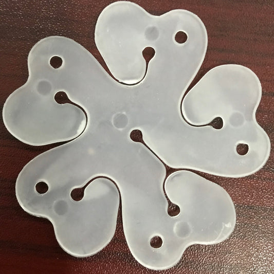 50 PCS Flower Balloons Decoration Accessories Plum Clip Birthday Wedding Party Plastic Balloon Clip by bashfashion