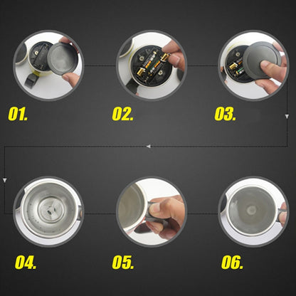 400ml Mugs Automatic Electric Self Stirring Mug Cup Coffee Milk Mixing Mug Smart Stainless Steel Juice Mix Cup Drinkware(Sky blue) by bashfashion