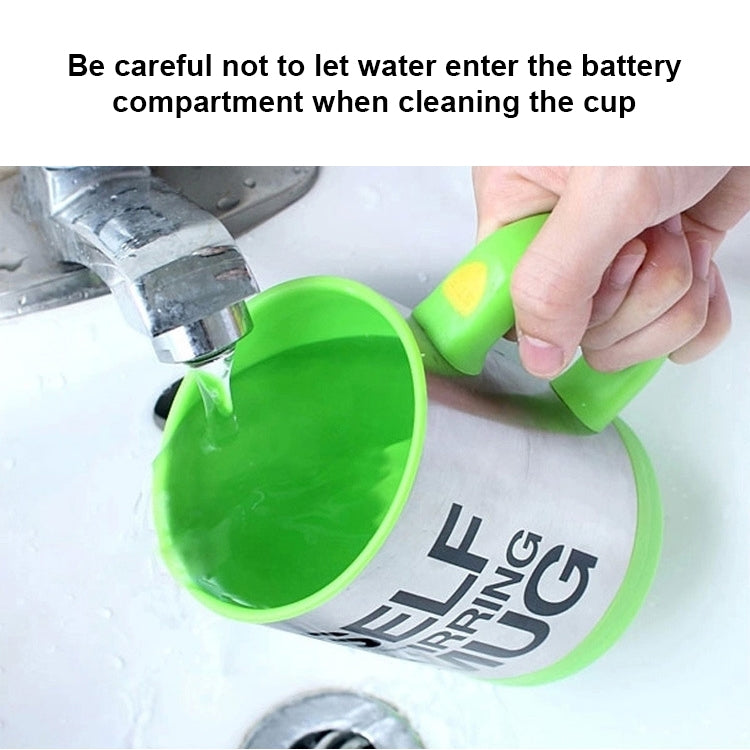 400ml Mugs Automatic Electric Self Stirring Mug Cup Coffee Milk Mixing Mug Smart Stainless Steel Juice Mix Cup Drinkware(Black) by bashfashion