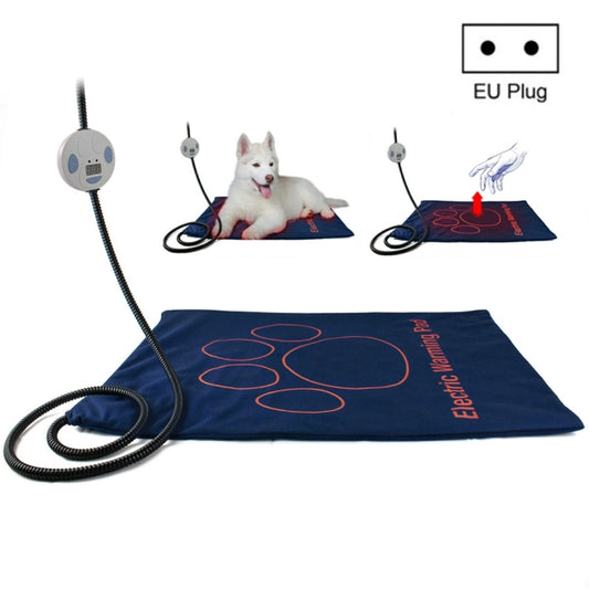 Pet Heating Pad Waterproof and Anti-Scratch Electric Blanket, Size: 60x45cm, Specification: EU Plug by bashfashion