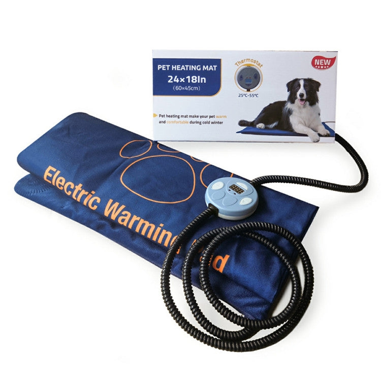 Pet Heating Pad Waterproof and Anti-Scratch Electric Blanket, Size: 60x45cm, Specification: EU Plug by bashfashion