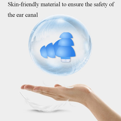 Anti-Noise Sleep Earplugs Silicone Soundproof Earplugs Industrial Noise Cancelling Silent Earplugs(Black) by bashfashion