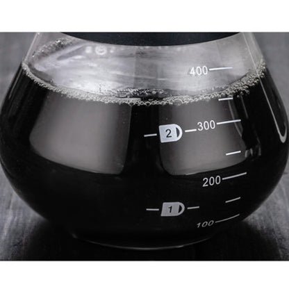 High Temperature Resistant Coffee Maker, Capacity:400ml, Style:With Strainer by bashfashion