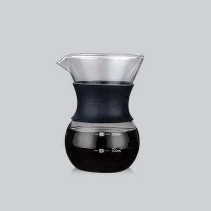 High Temperature Resistant Coffee Maker, Capacity:200ml, Style:Without Strainer by bashfashion