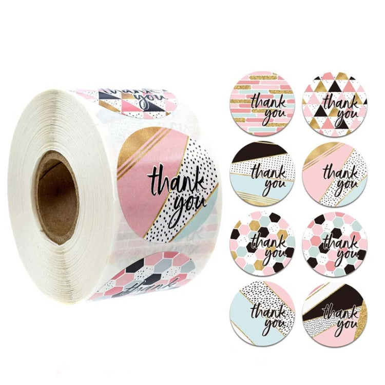 Roll Seal Sticker Thank You Handmade Wedding Decoration Sticker Label, Size: 2.5cm/1 inch(A-31) by bashfashion