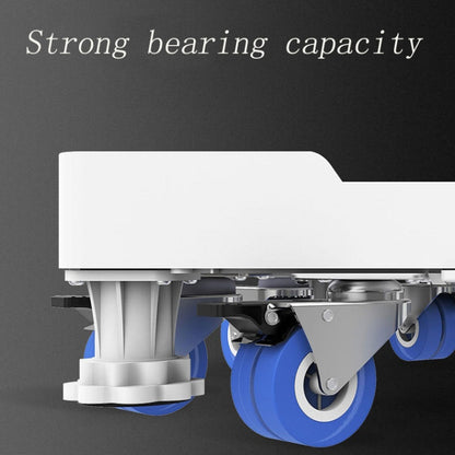 Single Tube 4 Legs Adjustable Stainless Steel Refrigerator Bracket Washing Machine Base Bracket by bashfashion