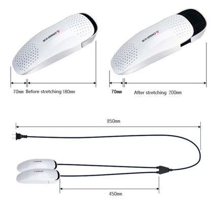 Chigo 220V Shoe Dryer Household Adult And Child Warm Shoe Dryer, CN Plug, Style:02 Models by bashfashion