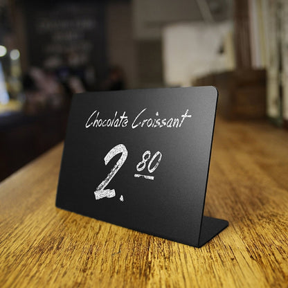 Acrylic Organic Glass Small Blackboard Wedding Party Desktop Display Countertop Home Desktop Decoration Small Blackboard(7.62x10.16cm) by bashfashion