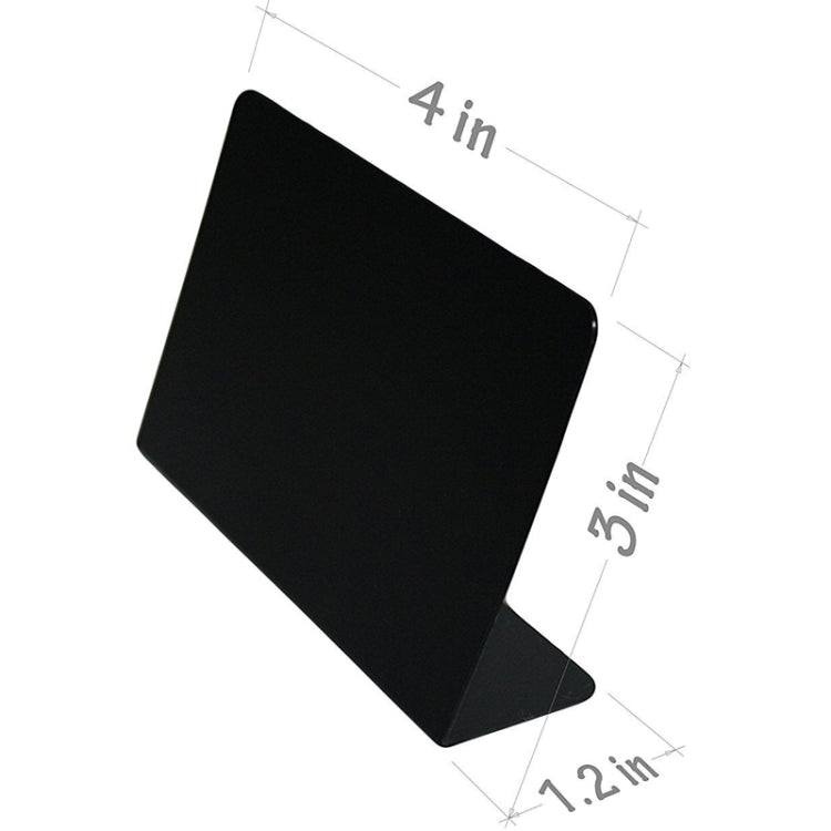 Acrylic Organic Glass Small Blackboard Wedding Party Desktop Display Countertop Home Desktop Decoration Small Blackboard(7.62x10.16cm) by bashfashion