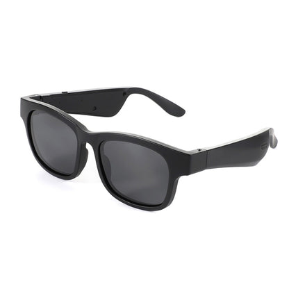 A12 Smart Bluetooth Audio Sunglasses Bluetooth Glasses(Black) by bashfashion