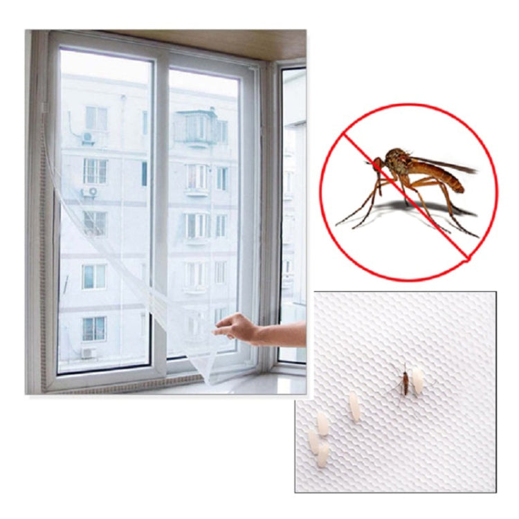 DIY Fly Mosquito Bug Mesh Window Screen Self-adhesive Anti-mosquito Net（13X15cm) by bashfashion