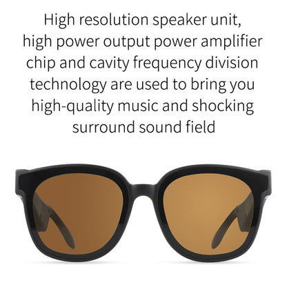 A13 Smart Audio Sunglasses Bluetooth Earphone(Brown) by bashfashion