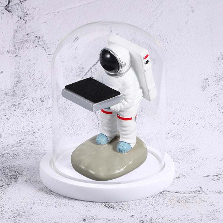 Watch Shelf Support Decorative Ornaments Watch Storage Box Display Stand, Item No.: Small Astronaut + White Cover by bashfashion