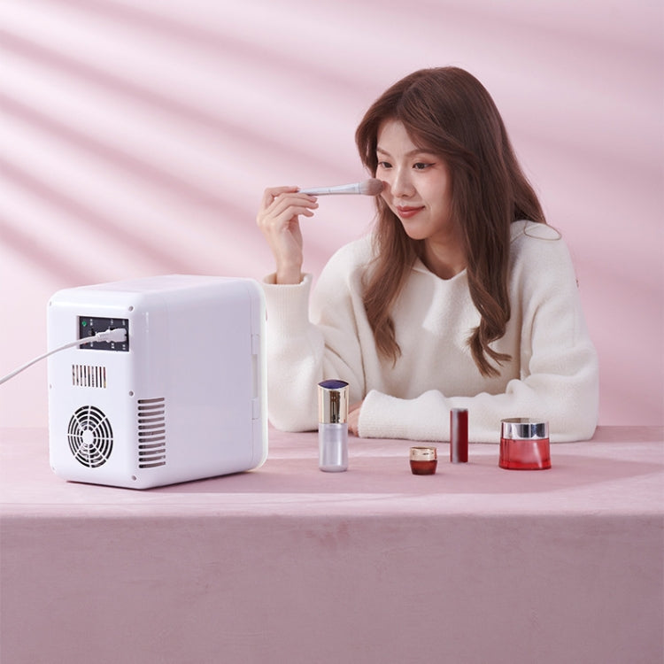 5L Beauty Makeup Mirror Skin Care Products And Facial Mask Refrigerator Semiconductor Car Home Refrigerator(AU Plug) by bashfashion