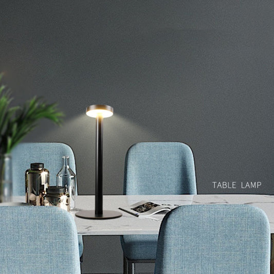 BC965 Student Eye Protection USB Waterproof LED Table Lamp Bedside Bar Table Lamp, Colour: Black by bashfashion