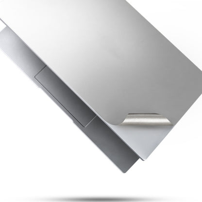 JRC 4 In 1 0.2mm Metal Texture Upper Cover Film + Bottom Cover Film + Full-Support Film + Touchpad Film Laptop Body Protective Film Sticker Set For Huawei Matebook D 14 inch (Champagne Gold) by JRC