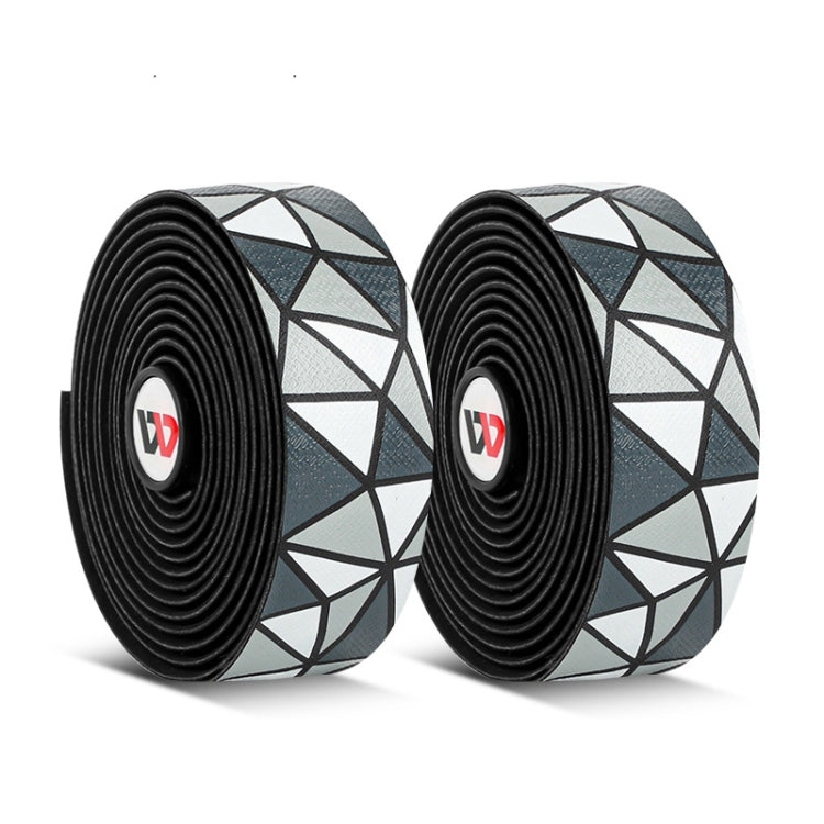 WEST BIKING YP0804045 Color PU Handlebars Stain Resistant Washable Non-Slip Bicycle Straps Cycling Accessories(Grayish) by WEST BIKING