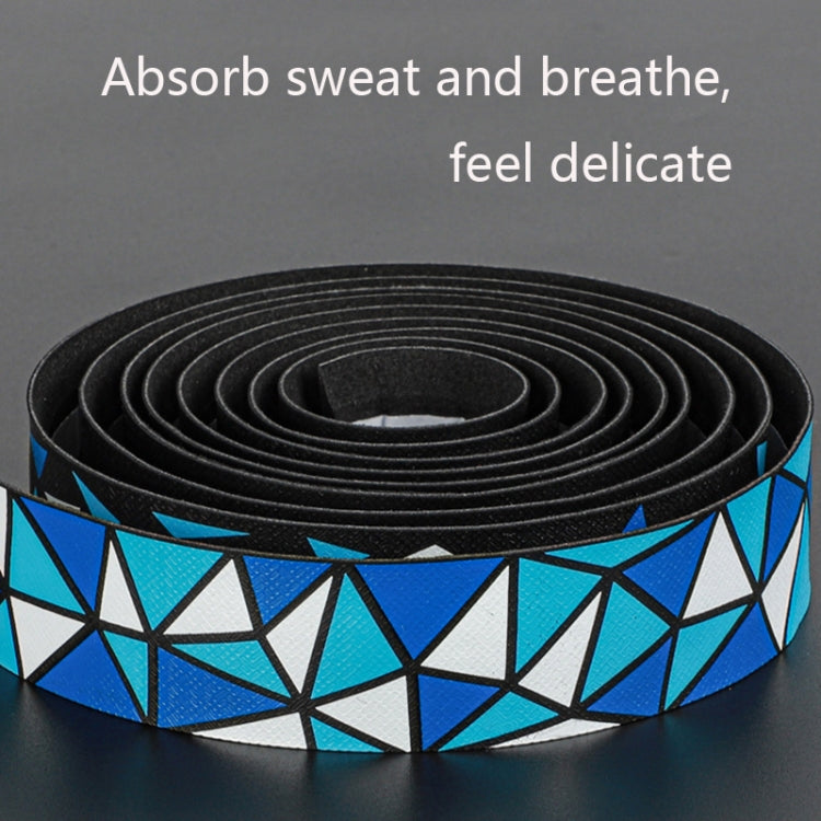 WEST BIKING YP0804045 Color PU Handlebars Stain Resistant Washable Non-Slip Bicycle Straps Cycling Accessories(Red White) by WEST BIKING