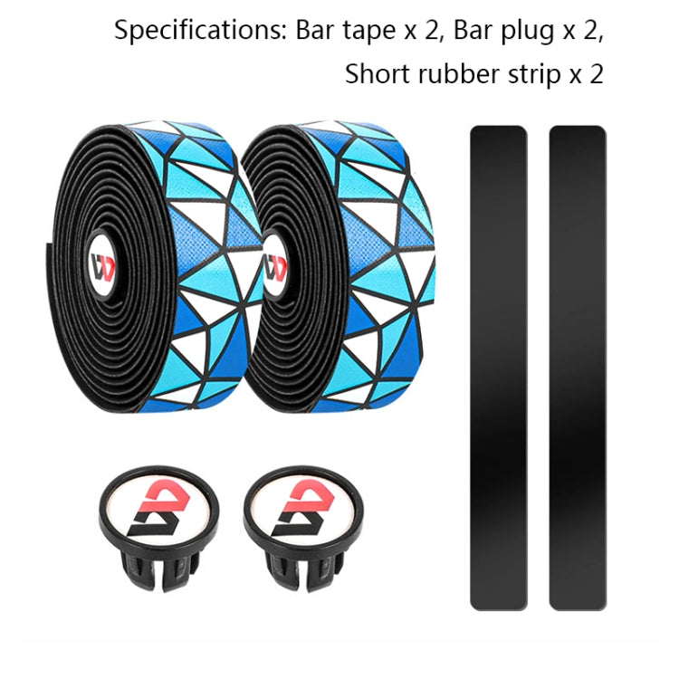 WEST BIKING YP0804045 Color PU Handlebars Stain Resistant Washable Non-Slip Bicycle Straps Cycling Accessories(Grayish) by WEST BIKING