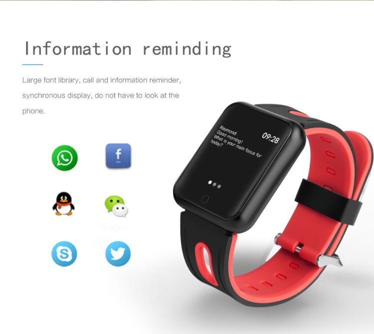 P68 Smart Watches Heart Rate Monitor Blood Pressure Activity Tracker by bashfashion