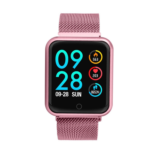 P68 Smart Watches Heart Rate Monitor Blood Pressure Activity Tracker by bashfashion
