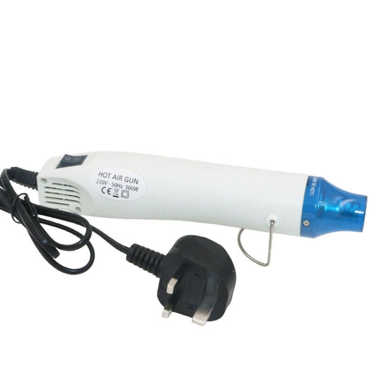 230V Soft Ceramic Hot Air Device Rubber Stamp Heat Shrinkable Film DIY Appliance, UK Plug(White) by bashfashion