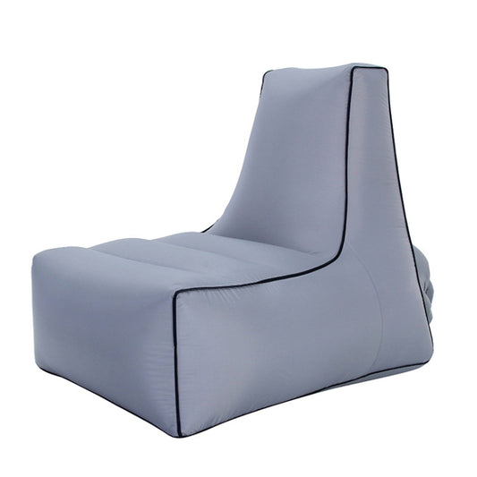 BB1082 Inflatable Sofa Inflatable Bed Outdoor Folding Portable Air Sofa Size: 100 x 90 x 80cm(Gray) by bashfashion