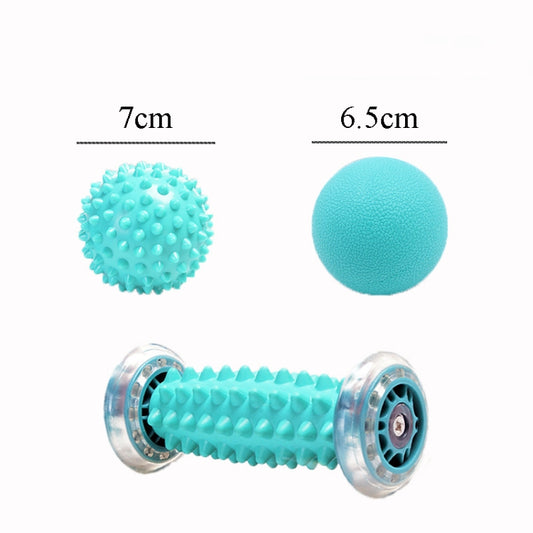 Massage Ball Plantar Fascia Ball Muscle Relaxation Fitness Ball Hand Holding Ball,Style: Set 2 by bashfashion