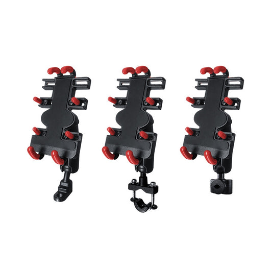 Motorcycle Metal Navigation Mobile Phone Bracket,Style: Rearview Mirror Installation (Hand Twist) by bashfashion