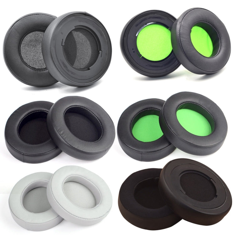 2 PCS Headset Sponge Case For Razer BlackShark V2/V2X/V2SE, Colour: Ellipse(Gray Gray Mesh) by bashfashion