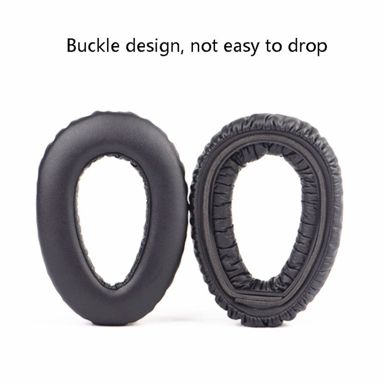 2 PCS Headphones Sponge Cover Headphone Accessories For Sennheiser PXC550/MB660(Black) by bashfashion