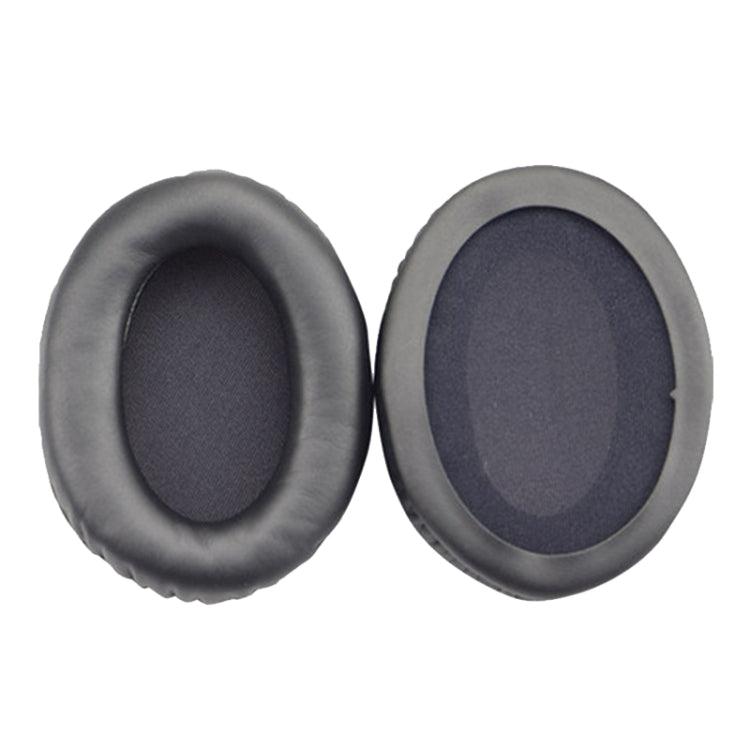 2 PCS Headset Sponge Cover Ear Pad Leather Case For Kingston Cloud Silver II, Colour: Black by bashfashion