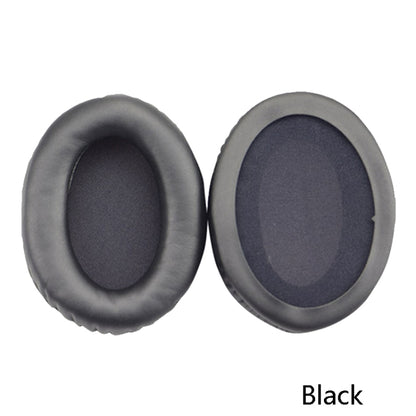 2 PCS Headset Sponge Cover Ear Pad Leather Case For Kingston Cloud Silver II, Colour: Black by bashfashion