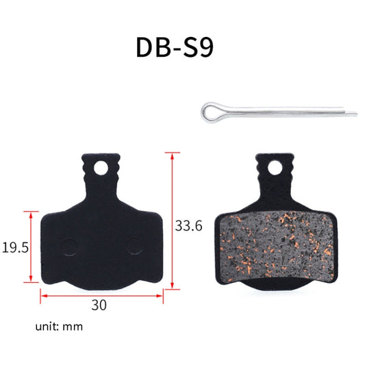 3 Pairs Mountain Bike Semi-Metallic Brake Pads M355 Oil Disc BB5 Resin Disc Brakes, Bagged(DB-S9) by bashfashion