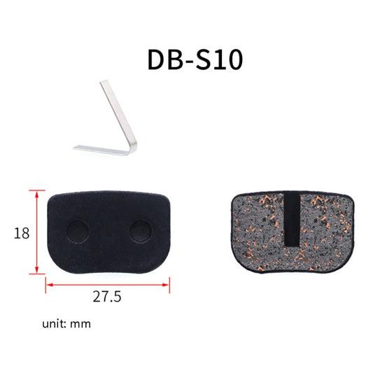 3 Pairs Mountain Bike Semi-Metallic Brake Pads M355 Oil Disc BB5 Resin Disc Brakes, Bagged(DB-S10) by bashfashion