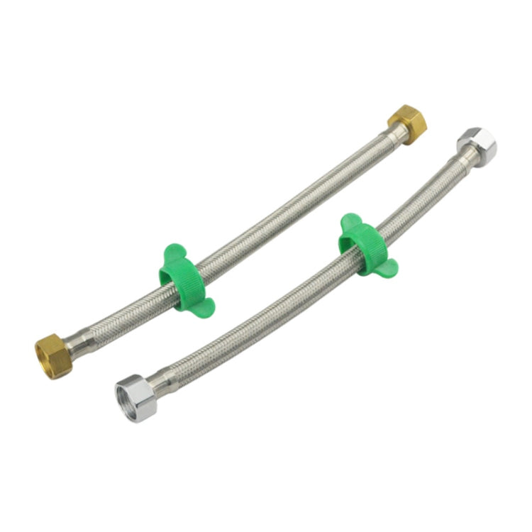 80cm Steel Hat 304 Stainless Steel Metal Knitting Hose Toilet Water Heater Hot And Cold Water High Pressure Pipe 4/8 Inch DN15 Connecting Pipe by bashfashion