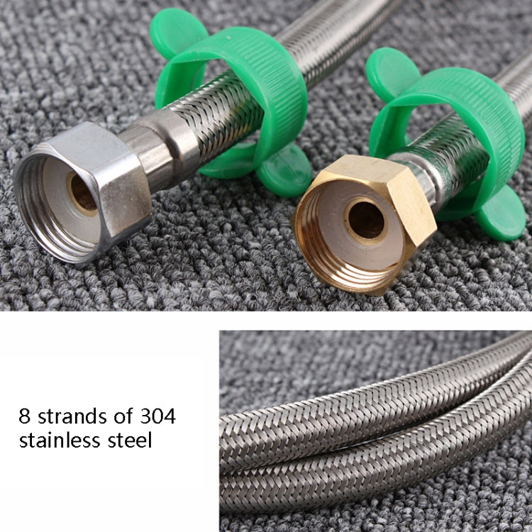 3m Copper Hat 304 Stainless Steel Metal Knitting Hose Toilet Water Heater Hot And Cold Water High Pressure Pipe 4/8 Inch DN15 Connecting Pipe by bashfashion
