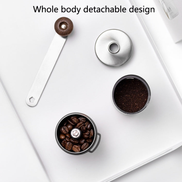 Portable Hand Crank Coffee Machine Stainless Steel Manual Grinder(Medium) by bashfashion