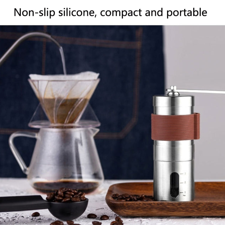 Portable Hand Crank Coffee Machine Stainless Steel Manual Grinder(Medium) by bashfashion