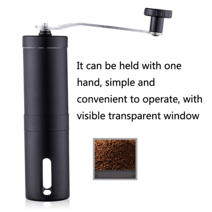 Hand Crank Coffee Machine Manual Pepper Mill Grinder(Mid Black) by bashfashion