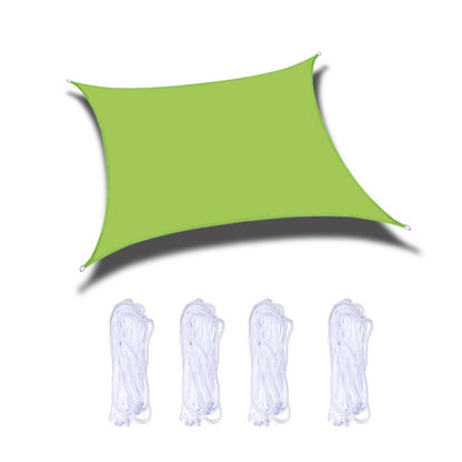 Outdoor Garden Sunshade Sail Waterproof Anti-UV Canopy, Size: 4m x 6m(Green) by bashfashion