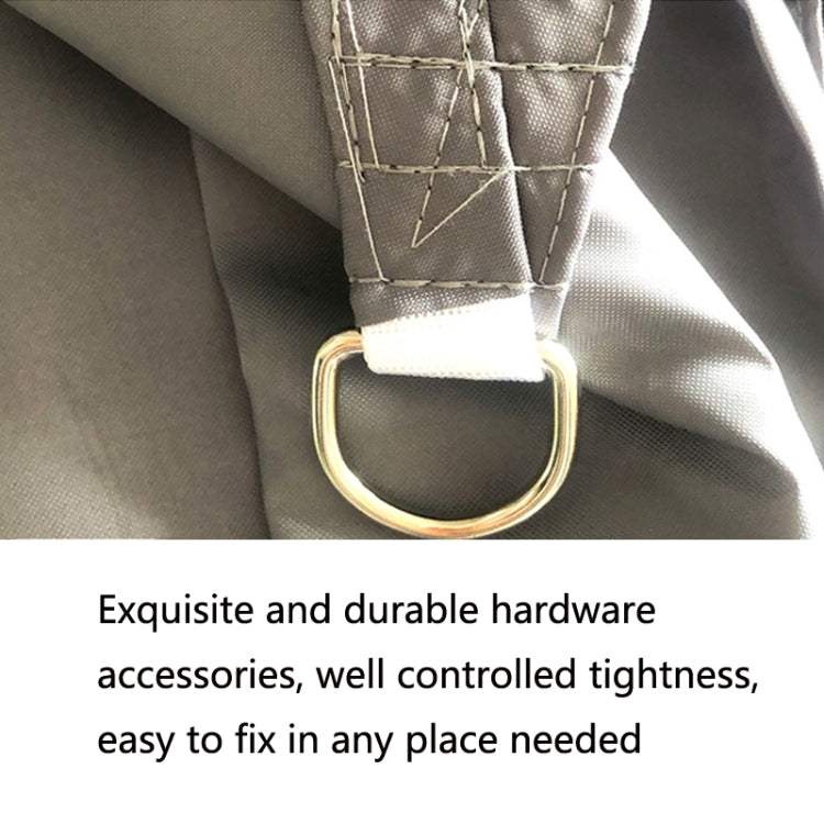 Outdoor Garden Sunshade Sail Waterproof Anti-UV Canopy, Size: 5m x 6m(Yellow) by bashfashion