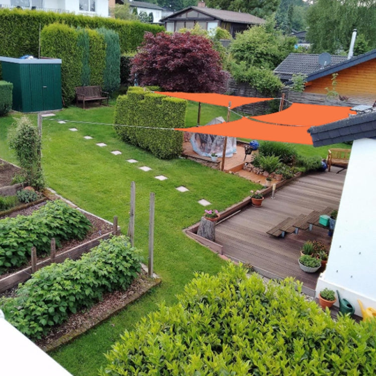 Outdoor Garden Sunshade Sail Waterproof Anti-UV Canopy, Size: 5m x 6m(Red) by bashfashion