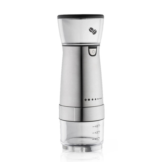 USB Rechargeable Coffee Machine Electric Coffee Grinder(Stainless Steel Color) by bashfashion