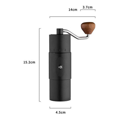 Diguo Hand-Shaking Grinding Machine Adjustable Coffee Bean Grinder Manual Coffee Machine(Black) by bashfashion
