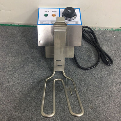 4L Electrician Fryer Home Desktop Single Cylinder Small Electric Fryer, EU Plug by bashfashion