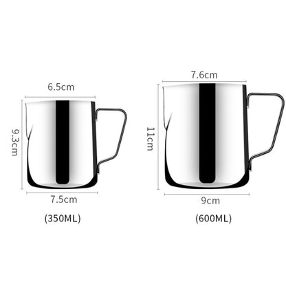 600ml Inner Scale Pull Flower Cup Stainless Steel Milk Foam Cup Coffee Utensils by bashfashion